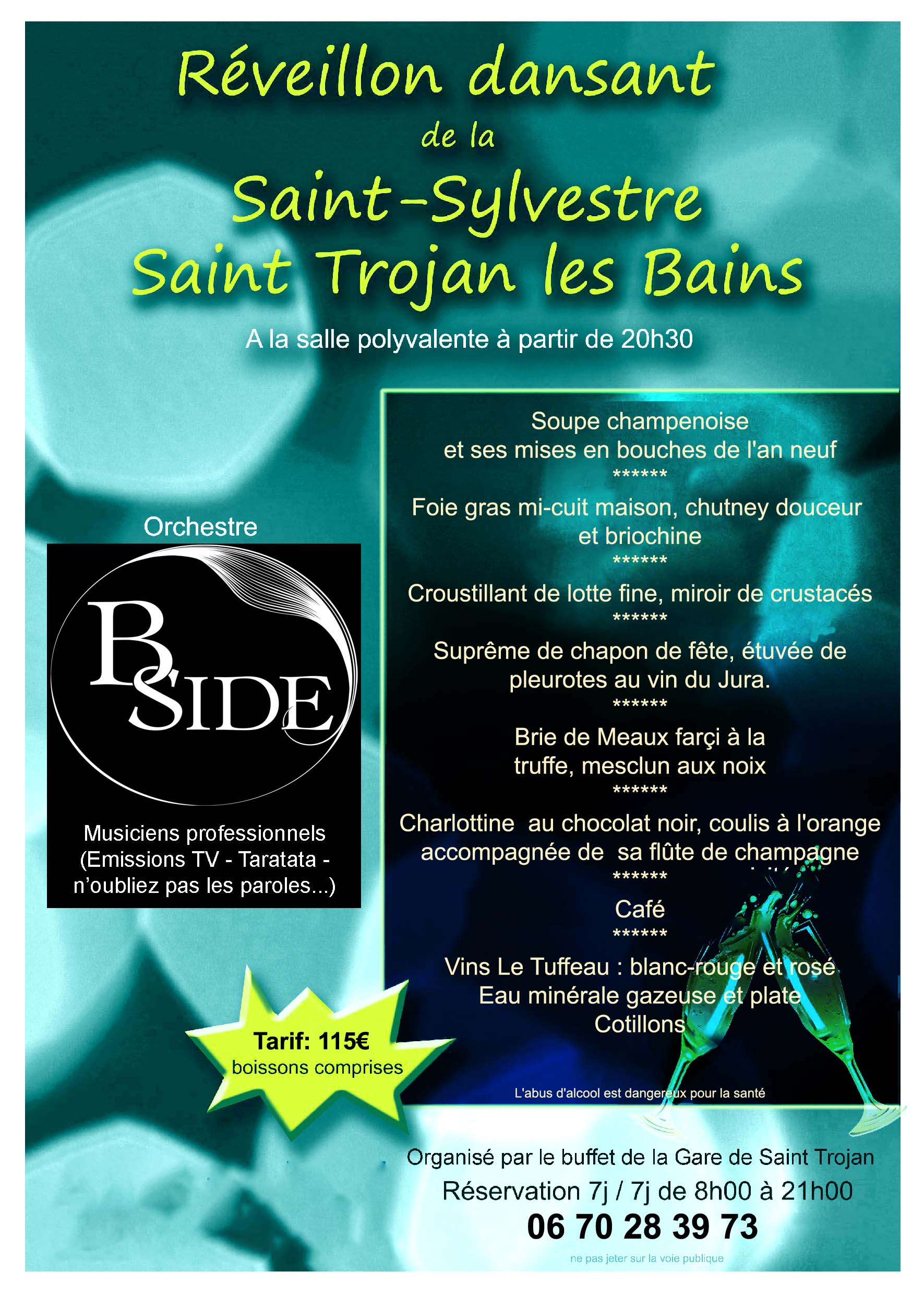 Reveillon dansant Oleron 2026 2027